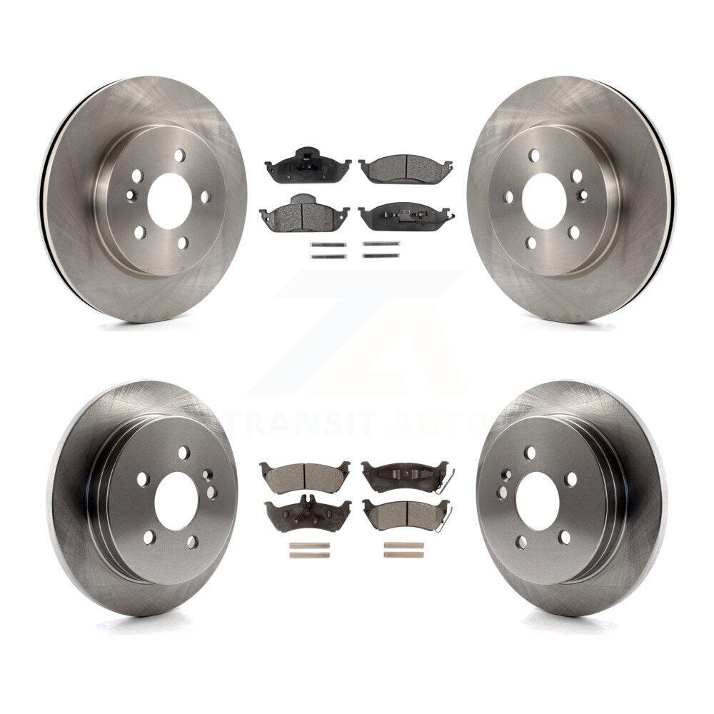Kit de plaquettes de frein en céramique, Rotors de frein à disque avant et arrière, pour Mercedes-Benz ML320 ML350 ML43