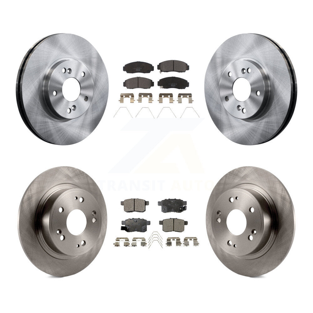 Kit de rotors de frein à disque avant et arrière et plaquettes en céramique, pour Honda Accord Acura TSX
