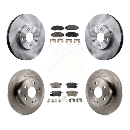 Kit de rotors de frein à disque avant et arrière et plaquettes en céramique, pour Honda Accord Acura TSX