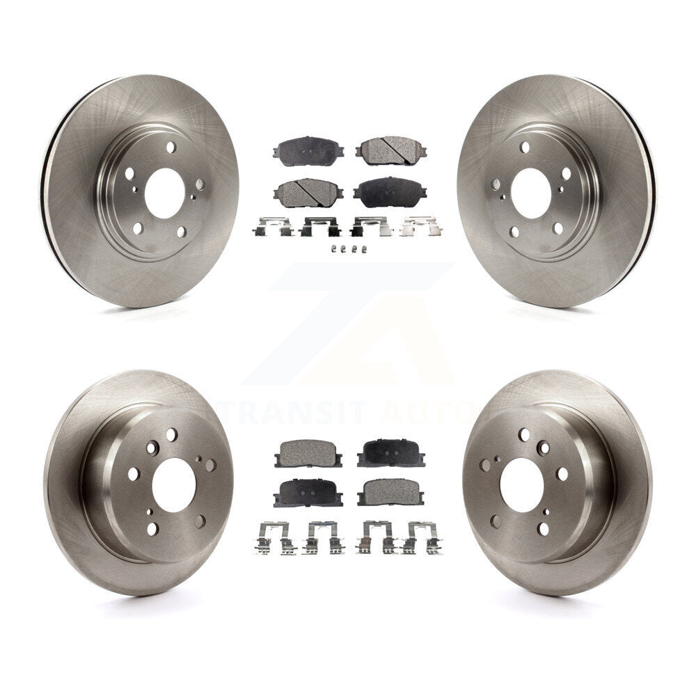 Kit de rotors de frein à disque avant et arrière et plaquettes en céramique pour Lexus ES330 2004-2006