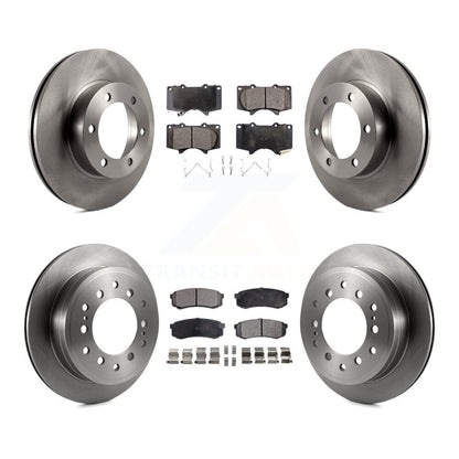 Kit de rotors de frein à disque avant et arrière et plaquettes en céramique pour Toyota Sequoia K8T-101168