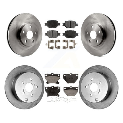 Kit de rotors de frein à disque avant et arrière et plaquettes en céramique pour Toyota Celica K8T-101169