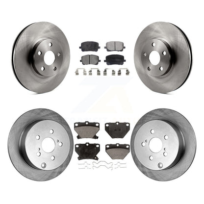 Rotors de frein avant et arrière et Kit de plaquettes en céramique, pour Toyota Matrix Corolla Pontiac Vib