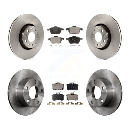 Kit de disques de frein à disque avant et arrière et plaquettes en céramique pour Audi A6 K8T-101176