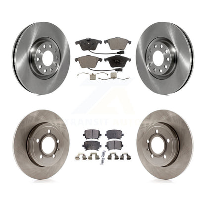 Kit de rotors de frein à disque avant et arrière et plaquettes en céramique pour Audi A4 Quattro K8T-10119