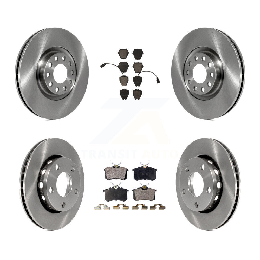 Kit de disques de frein à disque avant et arrière et plaquettes en céramique pour Audi S4 2000 – 2001