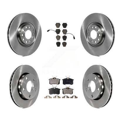 Kit de disques de frein à disque avant et arrière et plaquettes en céramique pour Audi S4 2000 – 2001