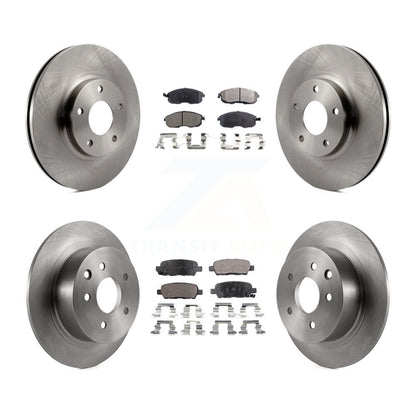 Kit de rotors de frein à disque avant et arrière et plaquettes en céramique pour Nissan Altima K8T-101207