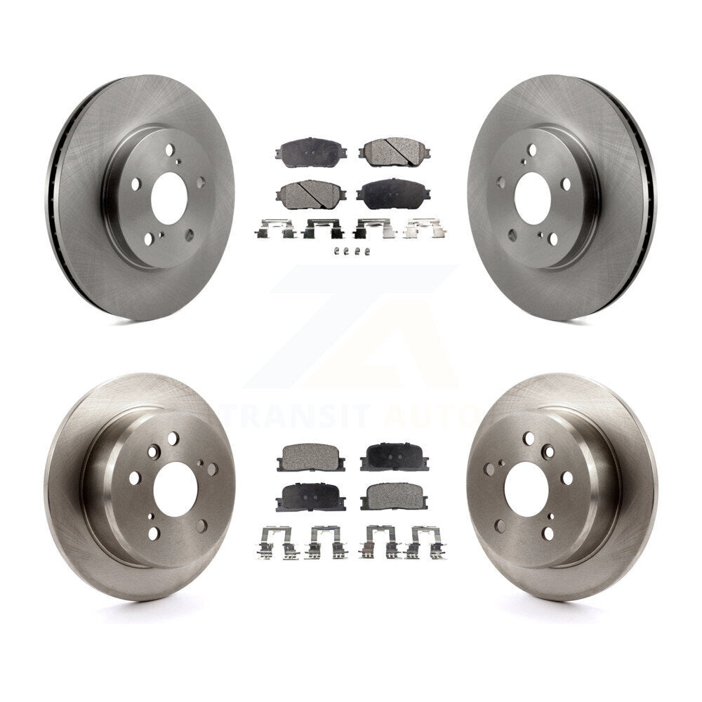 Kit de rotors de frein à disque avant et arrière et plaquettes en céramique pour Lexus ES300 2002-2003