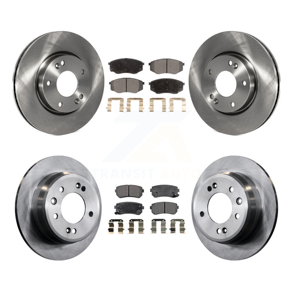 Kit de plaquettes de frein en céramique, Rotors de frein à disque avant et arrière, pour Hyundai Tucson Kia Sportage FW