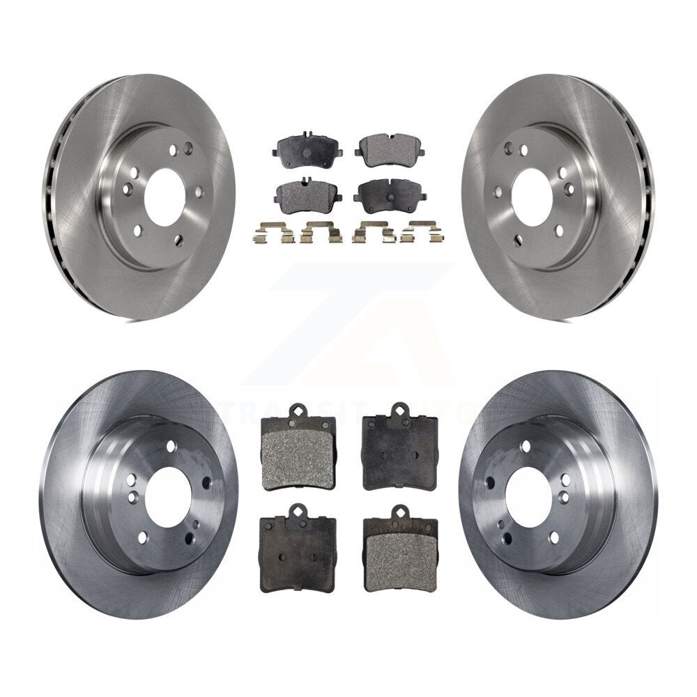Kit de rotors de frein à disque avant et arrière et plaquettes en céramique pour Mercedes-Benz C230 C240