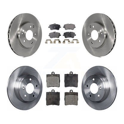 Kit de rotors de frein à disque avant et arrière et plaquettes en céramique pour Mercedes-Benz C230 C240