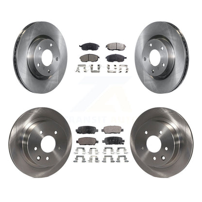 Kit de rotors de frein à disque avant et arrière et plaquettes en céramique pour Nissan 350Z INFINITI G35