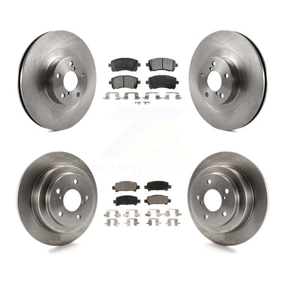 Kit de rotors de frein à disque avant et arrière et plaquettes en céramique pour Subaru Impreza WRX