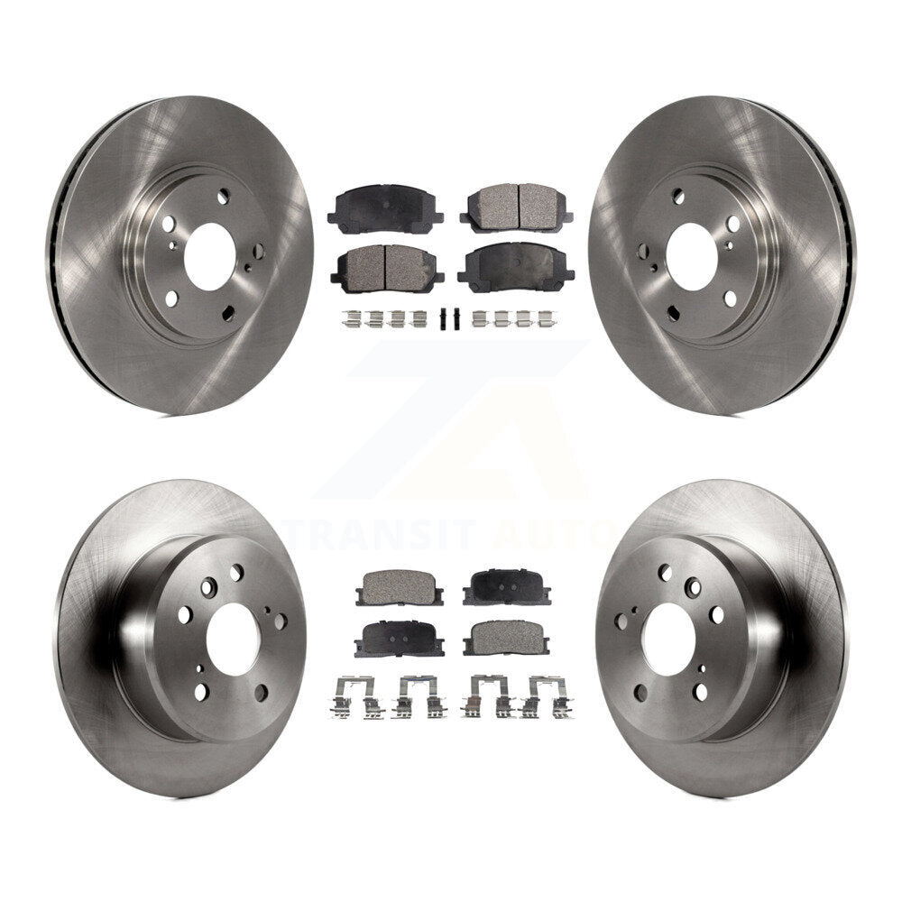 Kit de plaquettes en céramique pour rotors de frein à disque avant et arrière, pour Toyota Highlander FW 2001 – 2003