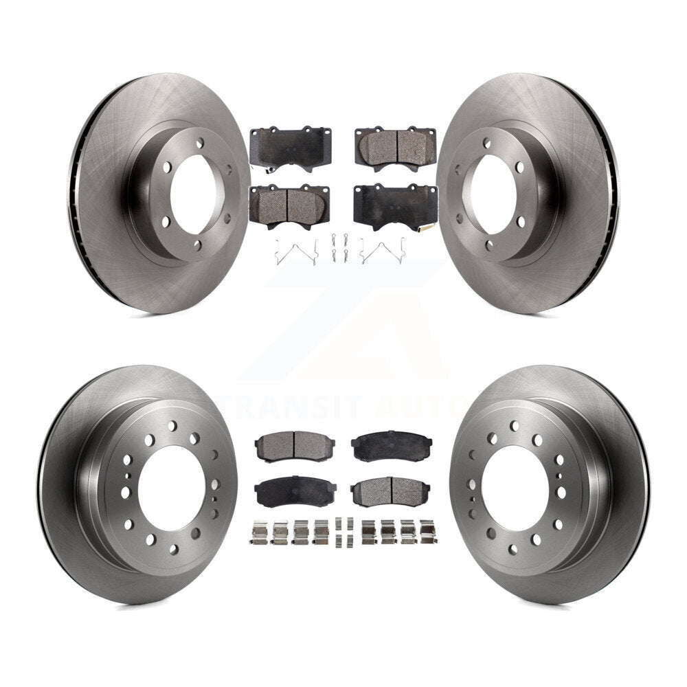 Kit de rotors de frein à disque avant et arrière et plaquettes en céramique, pour Toyota 4Runner Lexus GX47
