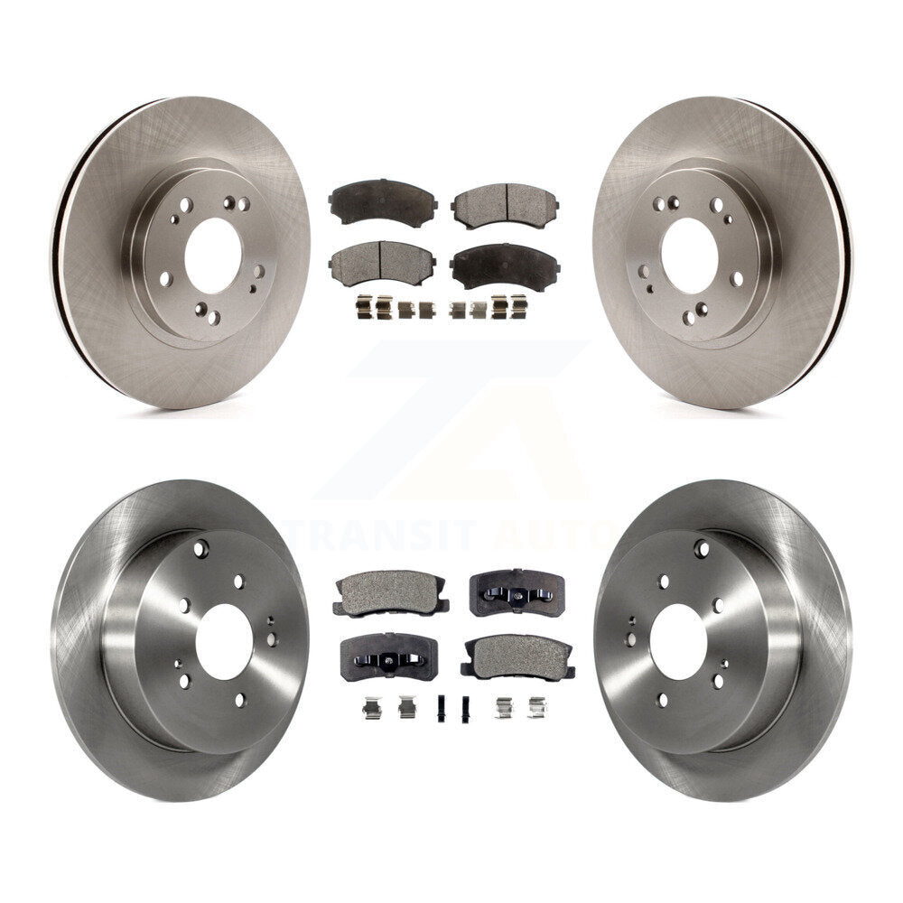 Kit de rotors de frein à disque avant et arrière et plaquettes en céramique pour Mitsubishi Endeavour