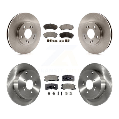 Kit de rotors de frein à disque avant et arrière et plaquettes en céramique pour Mitsubishi Endeavour