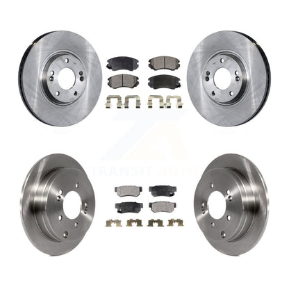 Kit de rotors de frein à disque avant et arrière et plaquettes en céramique pour Hyundai Azera 2006-2009