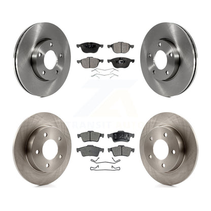 Kit de rotors de frein à disque avant et arrière et plaquettes en céramique pour Mazda 3 2.0L 2004-2005