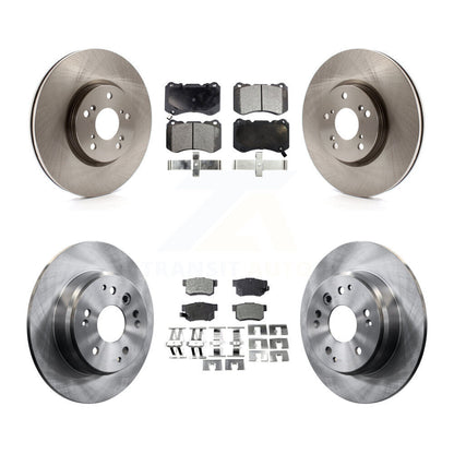 Kit de rotors de frein à disque avant et arrière et plaquettes en céramique pour Acura TL K8T-101283