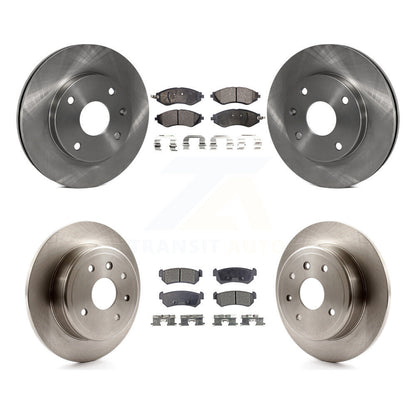Kit de rotors de frein à disque avant et arrière et plaquettes en céramique pour Chevrolet Optra K8T-10129