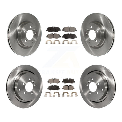 Kit de rotors de frein à disque avant et arrière et plaquettes en céramique pour Land Rover LR3 Range Spor