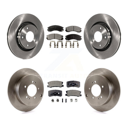 Kit de rotor de frein avant et arrière et plaquettes en céramique, pour Mitsubishi Lancer Ralliart jusqu'à 03 0