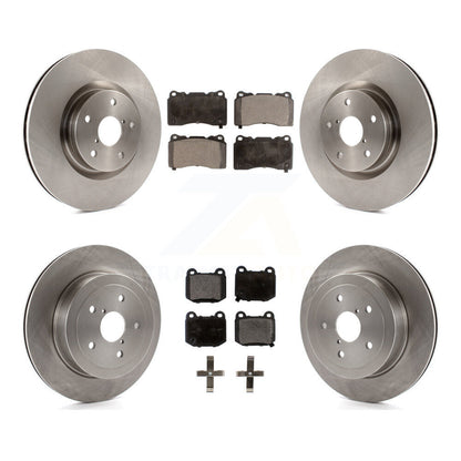 Kit de rotors de frein à disque avant et arrière et plaquettes en céramique pour Subaru Impreza K8T-101304