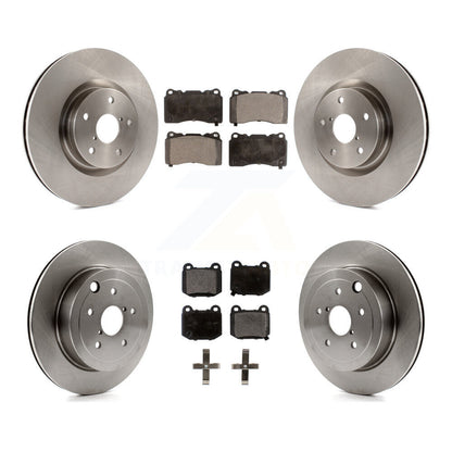 Kit de rotors de frein à disque avant et arrière et plaquettes en céramique pour Subaru Impreza WRX STI