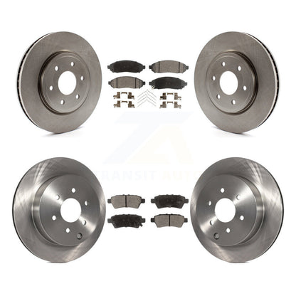 Kit de rotors de frein à disque avant et arrière et plaquettes en céramique pour Nissan Pathfinder