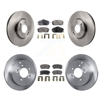 Rotors de frein à disque avant et arrière et Kit de plaquettes en céramique pour Hyundai Tucson Kia Sportag
