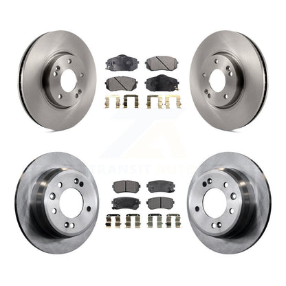 Rotors de frein à disque avant et arrière et Kit de plaquettes en céramique pour Hyundai Tucson Kia Sportag