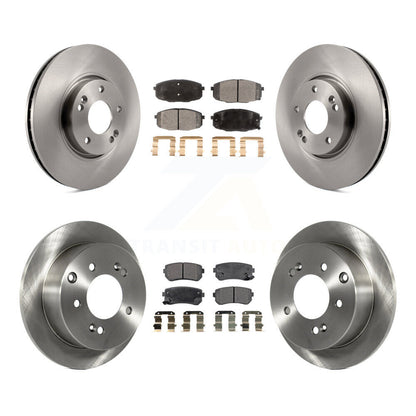 Kit de rotors de frein à disque avant et arrière et plaquettes en céramique, pour Kia Forte koup Forte5