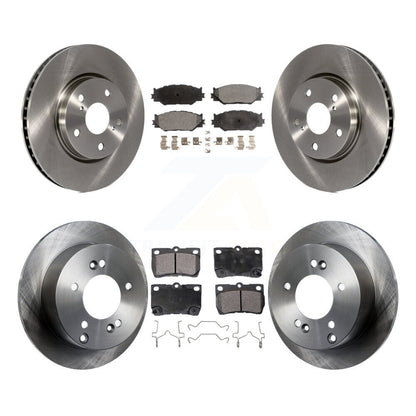 Kit de rotors de frein à disque avant et arrière et plaquettes en céramique pour Lexus IS250 K8T-101387
