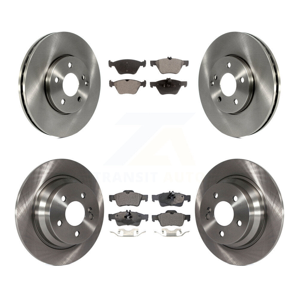 Kit de rotors de frein à disque avant et arrière et plaquettes en céramique pour Mercedes-Benz E320 E300