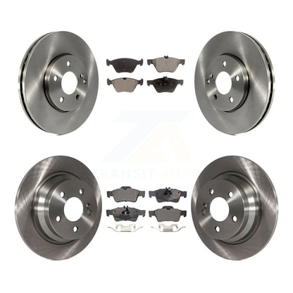 Kit de rotors de frein à disque avant et arrière et plaquettes en céramique pour Mercedes-Benz E320 E300