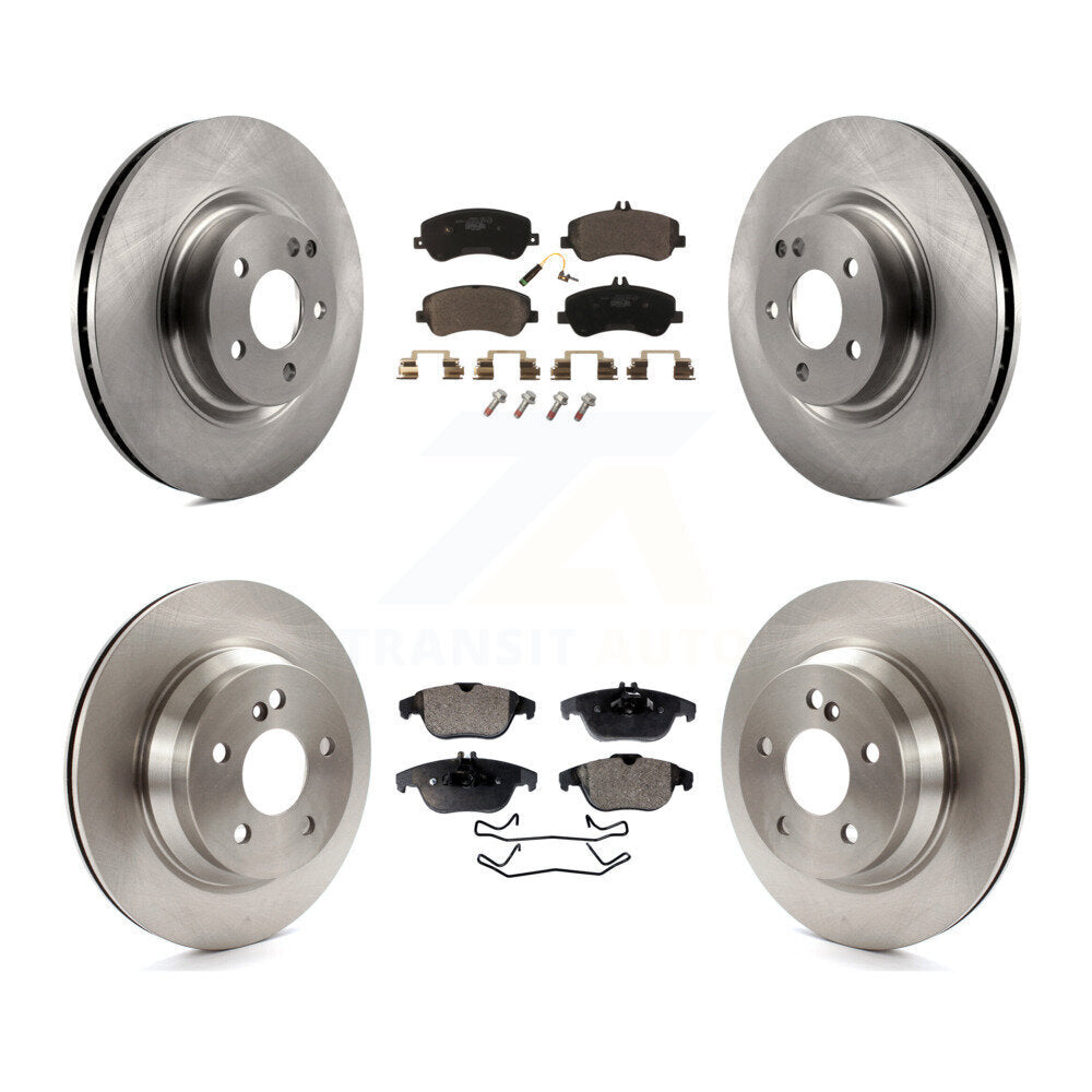 Rotors de frein à disque avant et arrière et Kit de plaquettes en céramique pour Mercedes-Benz GLK350 GLK25