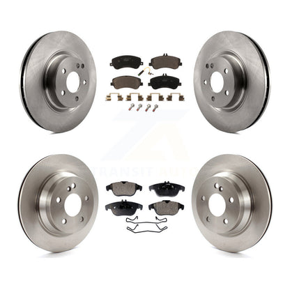 Rotors de frein à disque avant et arrière et Kit de plaquettes en céramique pour Mercedes-Benz GLK350 GLK25