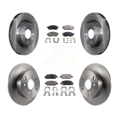 Kit de rotors de frein à disque avant et arrière et plaquettes en céramique pour Nissan Altima K8T-101416