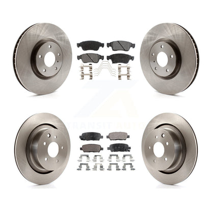 Kit de rotors de frein à disque avant et arrière et plaquettes en céramique pour INFINITI G35 Q60