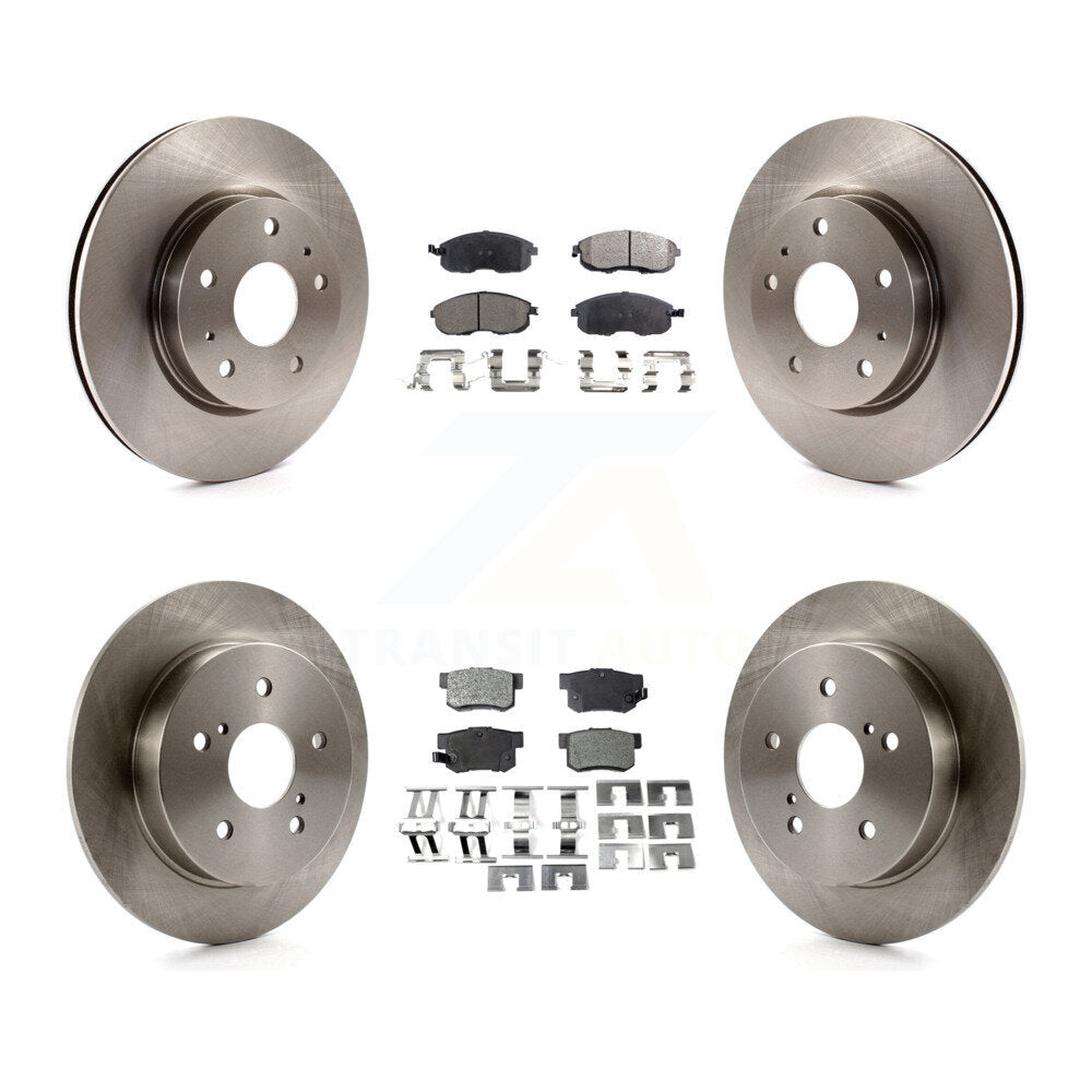 Kit de rotors de frein à disque avant et arrière et plaquettes en céramique pour Suzuki SX4 Crossover