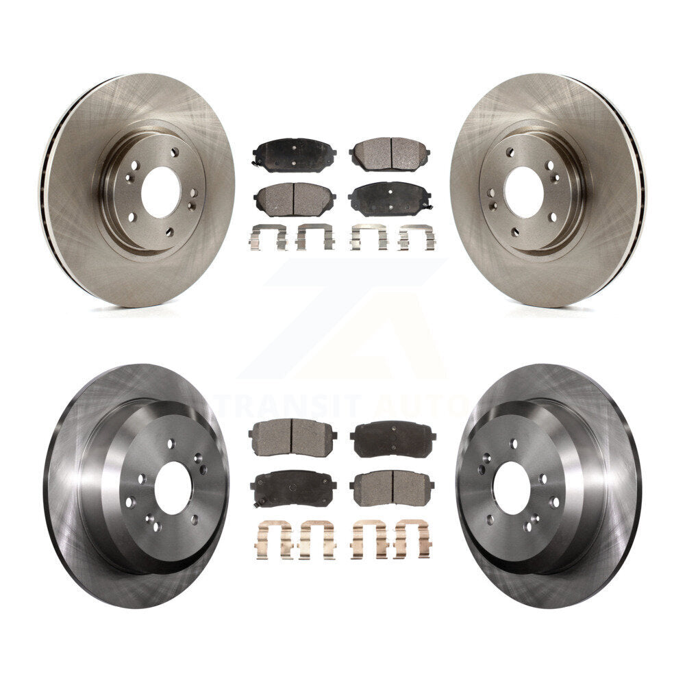 Kit de rotors de frein à disque avant et arrière et plaquettes en céramique pour Hyundai Veracru 2007-2012