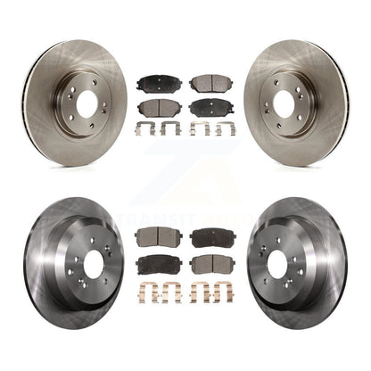Kit de rotors de frein à disque avant et arrière et plaquettes en céramique pour Hyundai Veracru 2007-2012