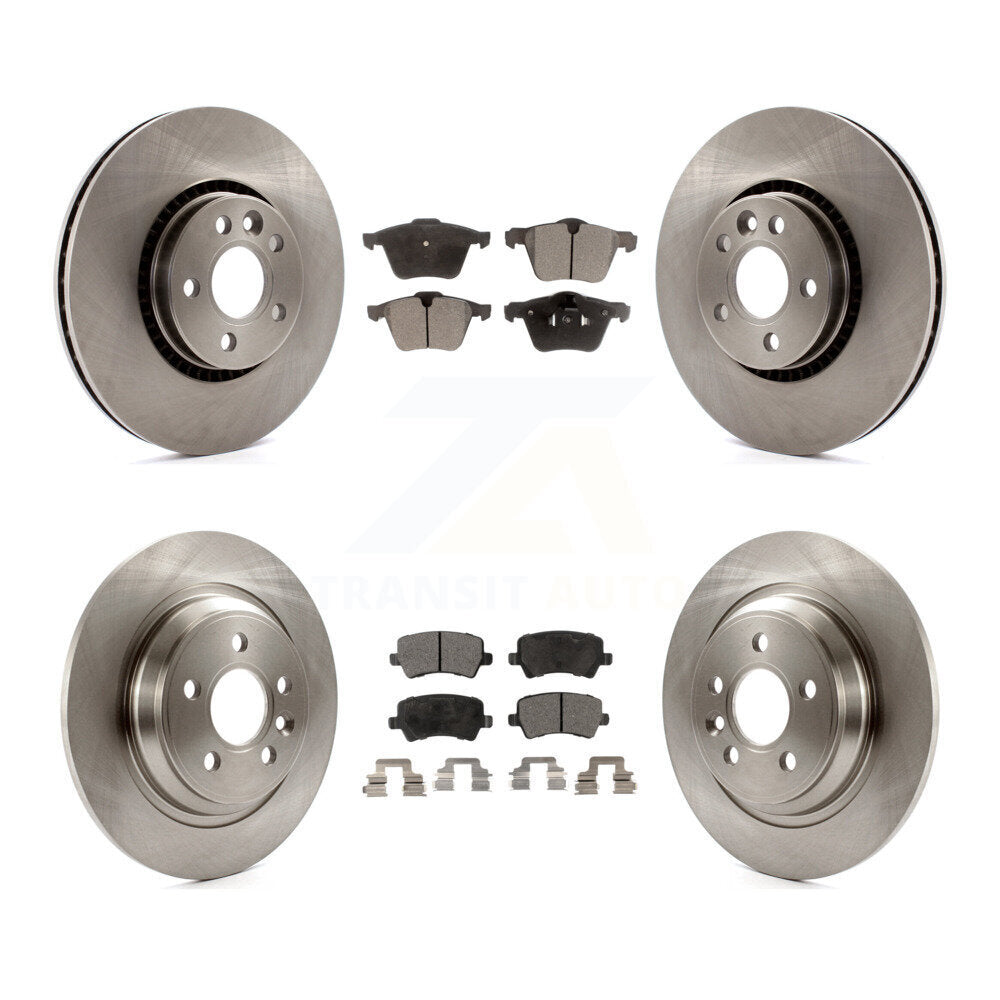 Kit de plaquettes de frein à disque avant et arrière, Rotors en céramique, pour Volvo S60 V60 Cross Country V7