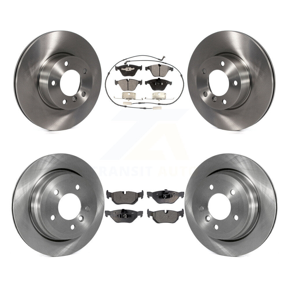 Kit de rotors de frein à disque avant et arrière et plaquettes en céramique, pour BMW 328i xDrive X1 328xi