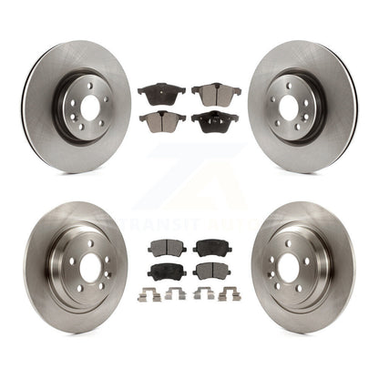 Kit de rotors de frein à disque avant et arrière et plaquettes en céramique pour Volvo S60 V70 K8T-101471