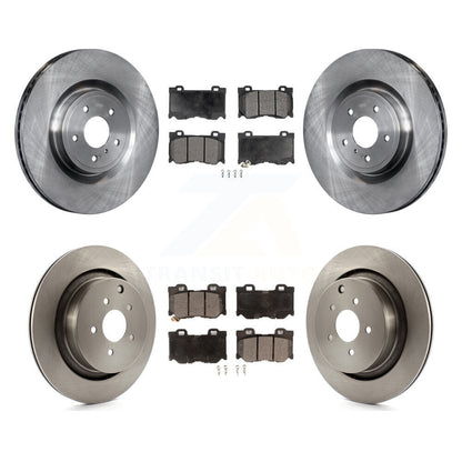 Kit de rotors de frein à disque avant et arrière et plaquettes en céramique pour INFINITI FX50 K8T-101474