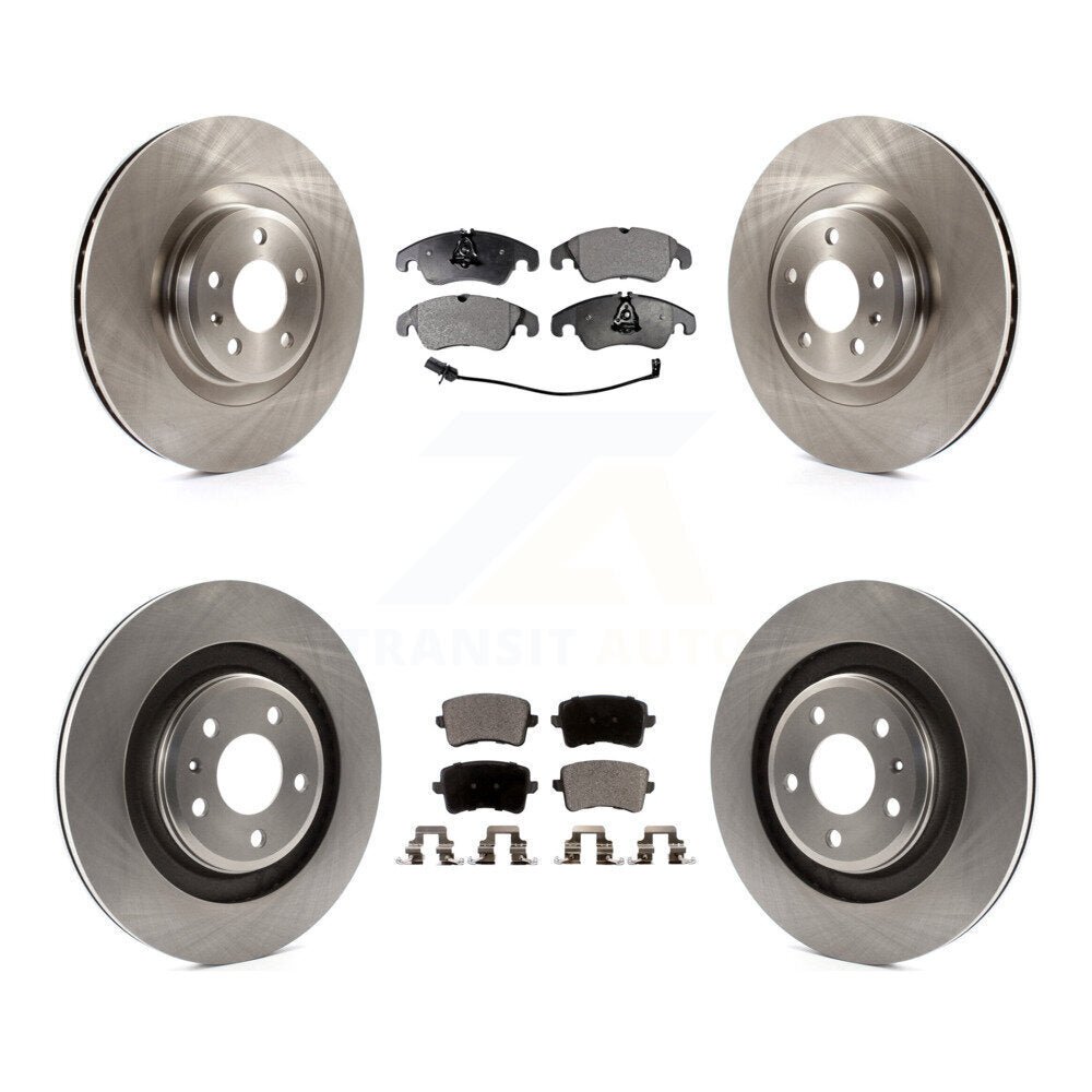 Kit de rotors de frein à disque avant et arrière et plaquettes en céramique pour Audi S5 S4 K8T-101483