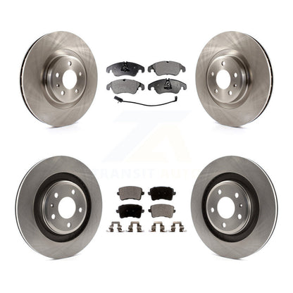 Kit de rotors de frein à disque avant et arrière et plaquettes en céramique pour Audi S5 S4 K8T-101483